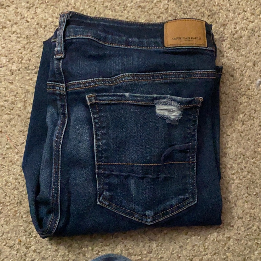 American Eagle ripped jeans